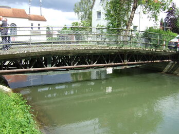 Download Pressebild: Wiblinger Kanalbrücke wird gesperrt